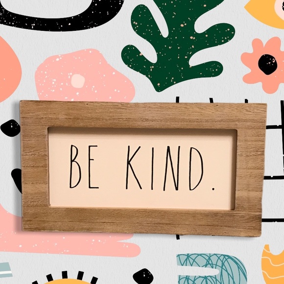 Rae Dunn Other - Rae Dunn BE KIND. Wooden Wood Box  Sign  Decor